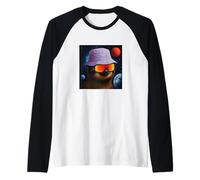 We Out Here, Cool Lazy Sloth Illustration Graphic Designs Maglia con Maniche Raglan