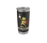 We Proof At Dawn Cottagecore Frog - Paniere a lievitazione naturale Bicchiere termico in acciaio inox doppia parete