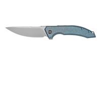 WE Quixotic Manico in Titanio Blu Silver Bead Blasted Lama CPM 20CV WE21016-3
