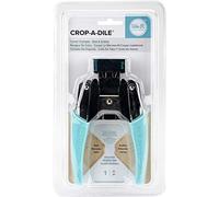 We R Makers Crop-A-Dile Corner Chomper Scallop & Stub - Perforatore a Pinza Ticket e Scallop - Taglia Angoli Carta - per Carta, Cartoncino, Pelle, Cartone, Schiuma, e Altro - Azzurro