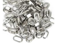 We R Makers Crop-a-Dile Occhielli Ovali Argento - per Perforatore - 50 Pz