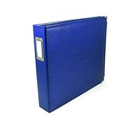 We R Memory Keepers 12x12 Photo We R-Album Classico a 3 Anelli in Pelle, 30,5 x 30,5 cm, Colore: Cobalto, Acrilico, Multicolore, 34.79x39.11x6.85 cm