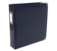 We R Memory Keepers 8.5x11 Leather Album Classico con Copertina-8,5 x 11 Anelli-Blu Navy, Pelle Similpelle Metallo, Marina Militare, 8.5-x-11