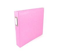 We R Memory Keepers-Album portafoto in Pelle, a 3 Anelli, 30 X 30 cm, Colore: Rosa