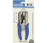 We R Memory Keepers, Crop-A-Dile Power Punch, Blue, for 1/16" Holes, Scrapbooking Tool, Compatible for Most Tin, Metal, Craft Paper, Leather, Fabric