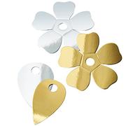 We R Memory Keepers DIY Partito Luce Covers 1 Fiore Strati; Oro, Argento e Bianco, Acrilico, Multicolore, 3 Pezzi