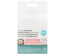 We R Memory Keepers Tab Stickers 12/Pkg-File, 2"