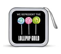 We Represent The Lollipop CD Case Holder Portable 40 Capacità DVD Wallet Storage Organizer per Auto Viaggi