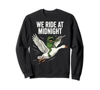 We Ride At Midnight Frog Felpa
