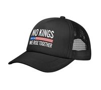 We Rise Together No King Hats Cappello da Baseball Regolabile in Rete