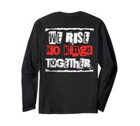 We Rise Together No Kings No Trump Stand Protesta Impeach Maglia a Manica