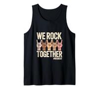 We Rock Together #BeGreat unità Diversità Canotta