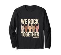 We Rock Together #BeGreat unità Diversità Maglia a Manica