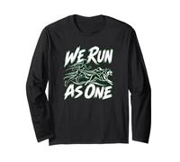 We Run As One da Corsa per Cani Canicross Race Day Maglia a Manica