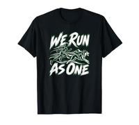 We Run As One da Corsa per Cani Canicross Race Day Maglietta