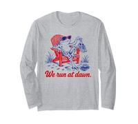 We Run At Dawn Frog Divertente Maglia a Manica