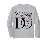 We Still Do 20 Years Funny Couple 20th Wedding Anniversary Maglia a Manica