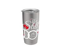 We Still Do 25 Years Couple Idea 25th Wedding Anniversary Bicchiere termico in acciaio inox doppia parete