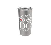 We Still Do Since 2017 Couple Idea 9th Wedding Anniversary Bicchiere termico in acciaio inox doppia parete