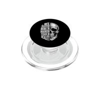 We Suffer More in Imagination Skull Seneca Citazione Stoicismo PopSockets PopGrip per MagSafe