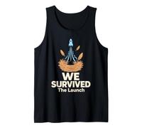 We Survived The Launch Rocket Nido Piume T-Shirt Canotta