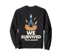 We Survived The Launch Rocket Nido Piume T-Shirt Felpa
