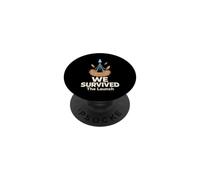 We Survived The Launch Rocket Nido Piume T-Shirt PopSockets PopGrip Adesivo