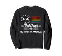 We The People 1776 Bandiera Arcobaleno No Kings America Felpa