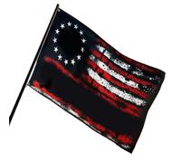 We The People Flag, striscione da giardino patriottico, 90 x 150 cm, design della costituzione statunitense 250th Änniversary, portico esterno e cortile, facile da appendere, per il giorno