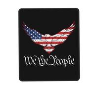 We The People Flying Eagle Mousepad Piccolo Tappetino per Mouse Durevoli Mouse Pad per Casa Computer Pc 25X30Cm