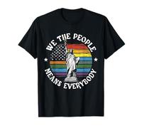 We The People Means Everybody LGBT Pride, bandiera arcobaleno degli Stati Uniti Maglietta