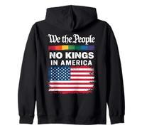 We The People No Kings In America Arcobaleno Diritti Felpa con Cappuccio