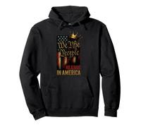 We The People No Kings in America Felpa con Cappuccio