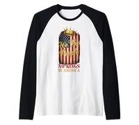 We The People No Kings in America Maglia con Maniche Raglan