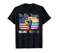 We the People significa tutti Rainbow Love Is Love LGBT Pride Maglietta