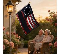 We The People, striscione patriottico, 9 x 1,5 m, con commemorazione, materiale durevole con resistenza sbiadimento, bordi rinforzati, tessuto per esterni, portico, cortile, celebrazioni