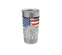 we the people - Valido come sempre per una democrazia Bicchiere termico in acciaio inox doppia parete