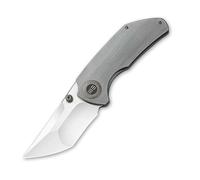 WE Thug Knife Grigio Manico in Titanio Lucidato a Mano Lama Satinata CPM-20CV 2103A