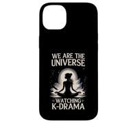 We Universe Watching K-Drama Meditating Fan Custodia per iPhone 14 Plus