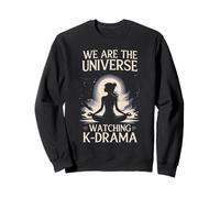 We Universe Watching K-Drama Meditating Fan Felpa