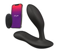We-Vibe Vector + Vibratore Anale Prostata e Perineo - Massaggiatore Prostatico Vibrante Plug Uomo - Controllo Remoto App Telecomando - Sex Toys per Uomini Coppie - Regalo per Adulti per Uomini - Nero