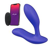 We-Vibe Vector + Vibratore anale prostata e perineo - Massagiatore prostatico Plug vibrante uomini - Controllo App a distanza Telecomando - Sex Toys per uomo coppie - Giochi sesso per adulti - Blu