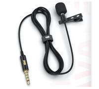 WE Vlog Microfono da bavero a filo con jack da 3,5 mm - Nouvo