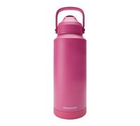 WEWATER ACTIVE Bottle - Borraccia Termica 1l Con Cannuccia Integrata, Bottiglia Portatile Riutilizzabile Da 1 Litro, Maniglia, Senza BPA, Tappo Anti-Perdita Con Doppia Apertura, Termos, Rosa