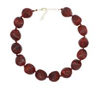 We We Collana con perline colorate grosse per le donne con grandi perle di dichiarazione Boho collane girocollo verdi rosa ambra gialla bianca gioielli estivi, X-Large, Resina, Non pietra preziosa