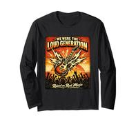 We Were The Loud Generation Musica Rock Vintage Rock Concert Maglia a Manica