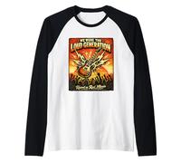 We Were The Loud Generation Musica Rock Vintage Rock Concert Maglia con Maniche Raglan