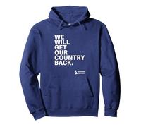 We Will Get Our Country Back - Restore Britain UK Felpa con Cappuccio