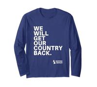 We Will Get Our Country Back - Restore Britain UK Maglia a Manica