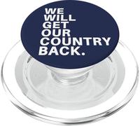 We Will Get Our Country Back - Restore Britain UK PopSockets PopGrip per MagSafe